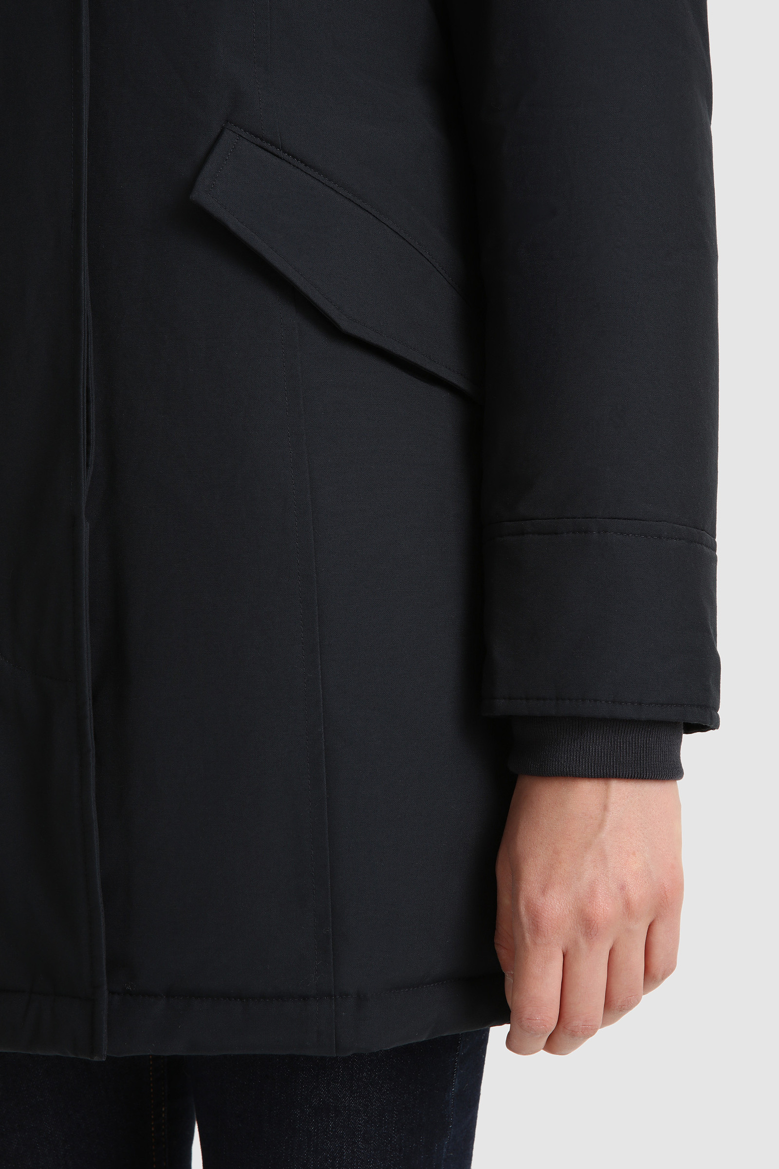 Beaker Parka mit Kunstfell Blau photo 6 | Woolrich