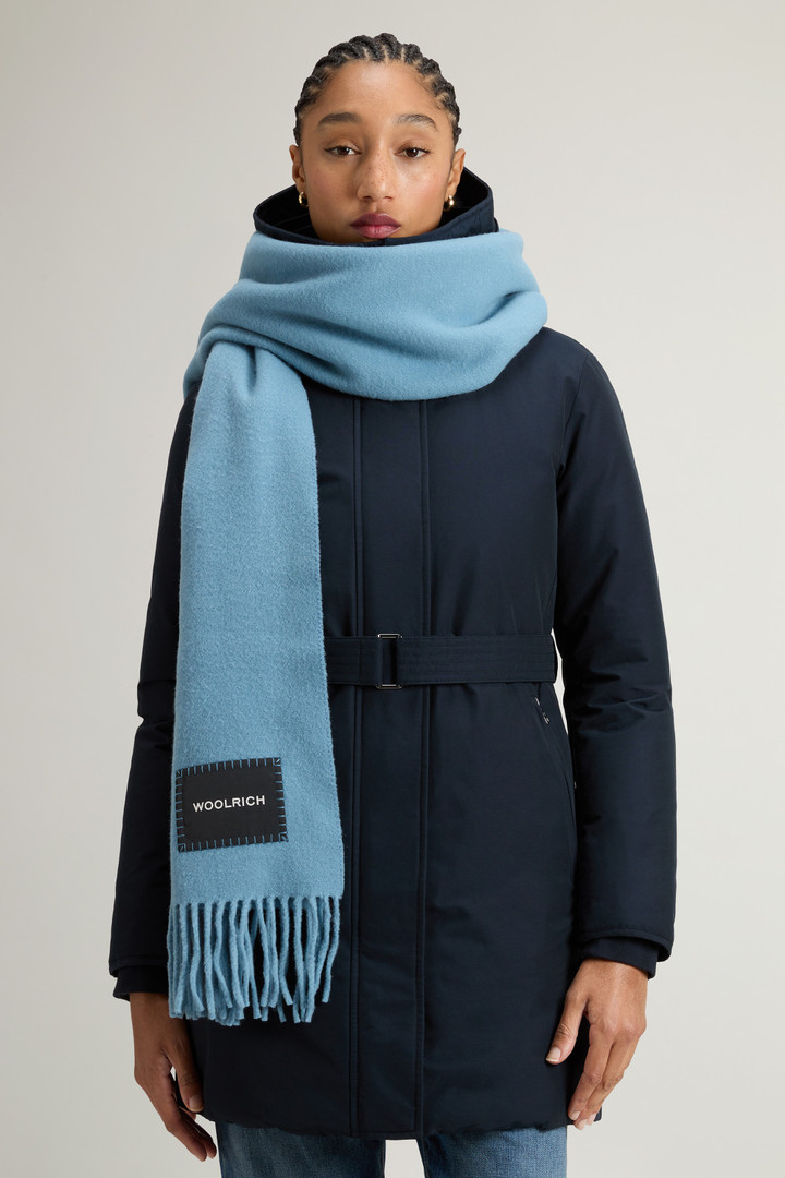 Écharpe en pure laine vierge Bleu photo 5 | Woolrich