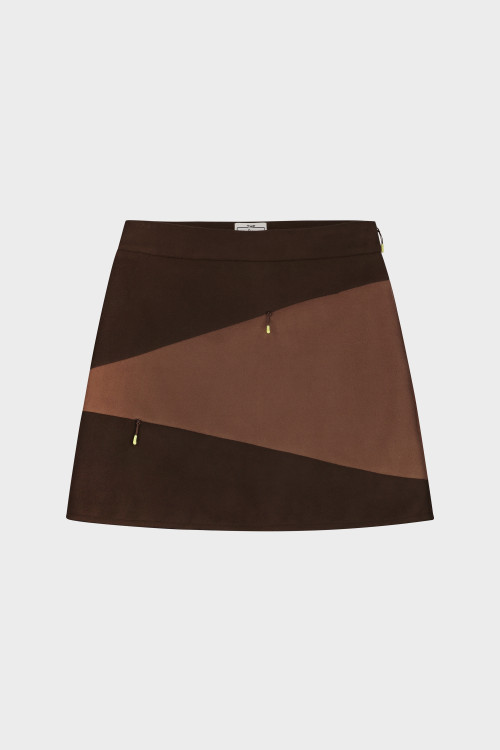 Cotton Fleece Skirt - Daniëlle Cathari / Woolrich Brown photo 2 | Woolrich