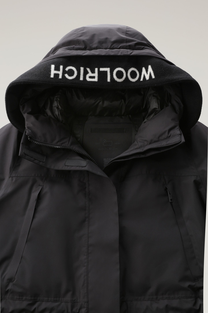 Harveys Waterproof Parka in Pertex Revolve Black photo 2 | Woolrich