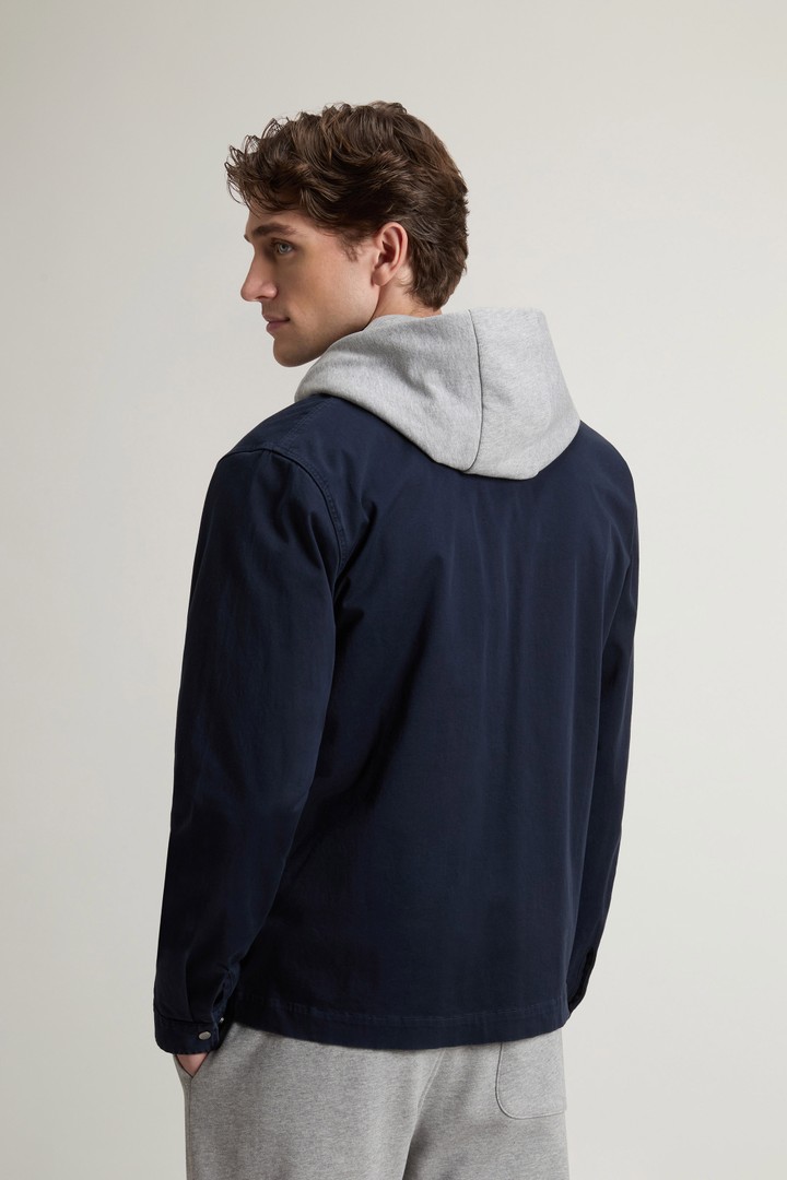 COTTON TWILL TIMBER OVERSHIRT GD Blau photo 3 | Woolrich