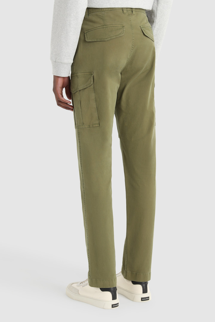 Garngefärbte Cargohose Grün photo 3 | Woolrich