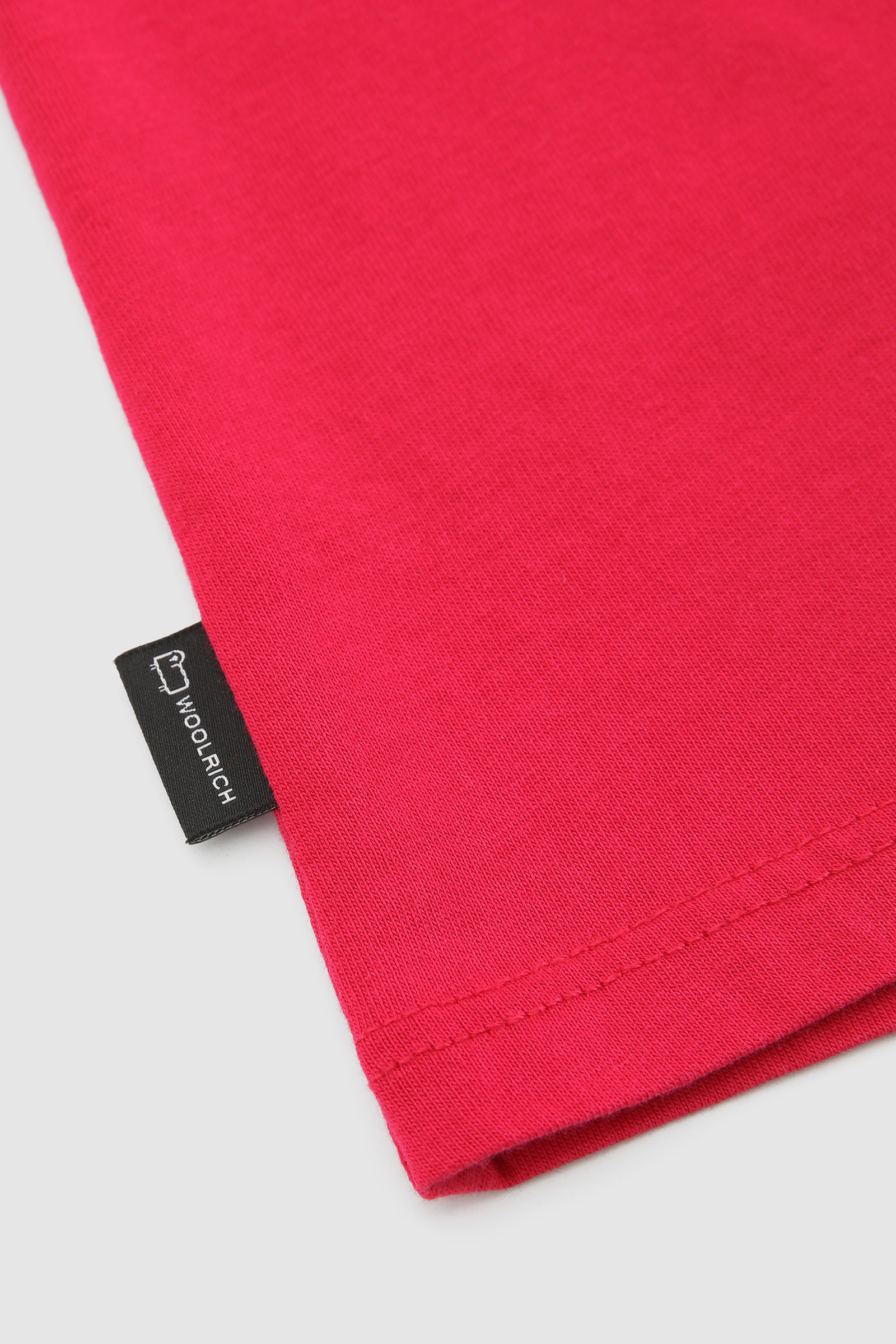 Girl's Tee in Organic Cotton Pink photo 4 | Woolrich