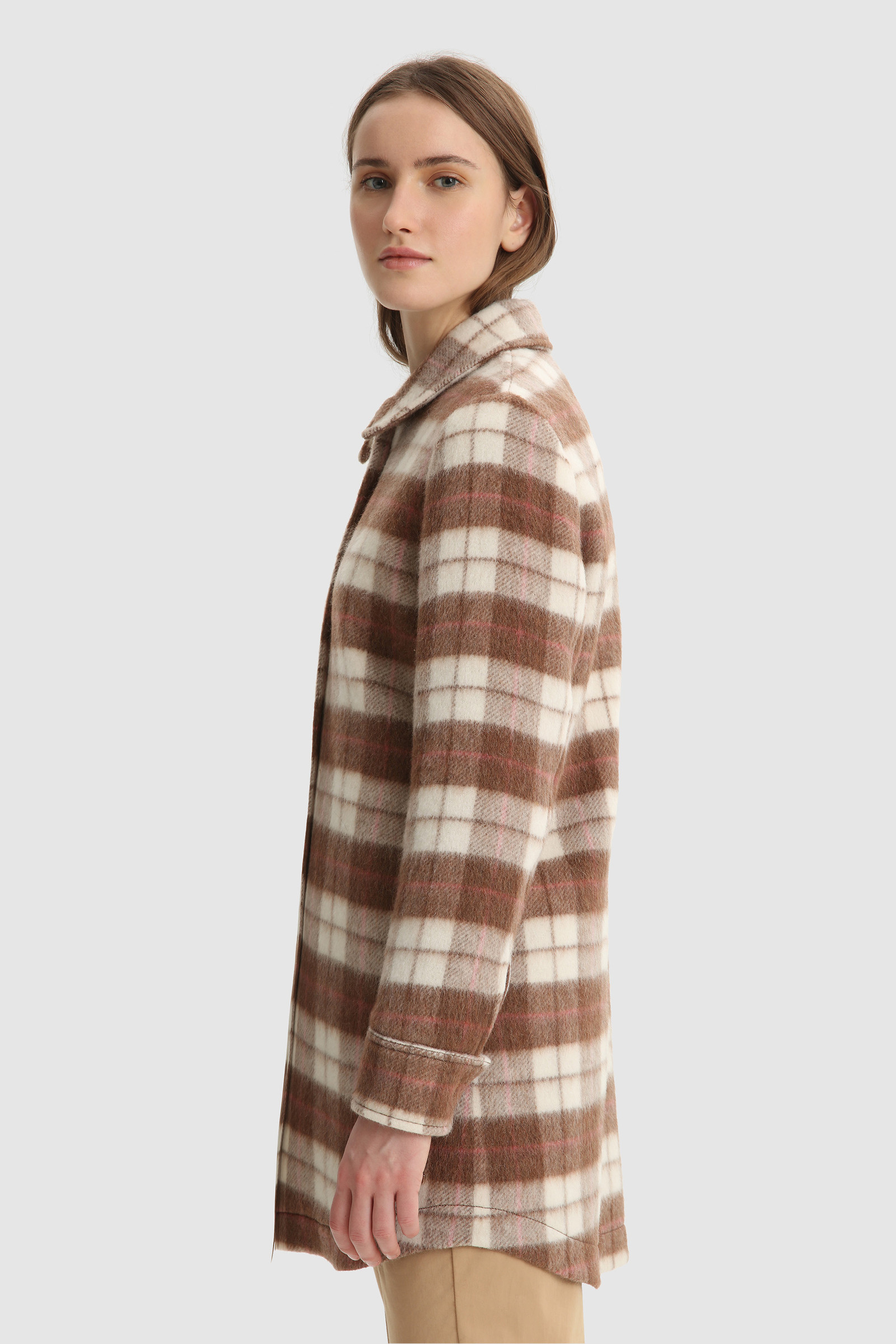 Wool Blend Overshirt Brown photo 3 | Woolrich