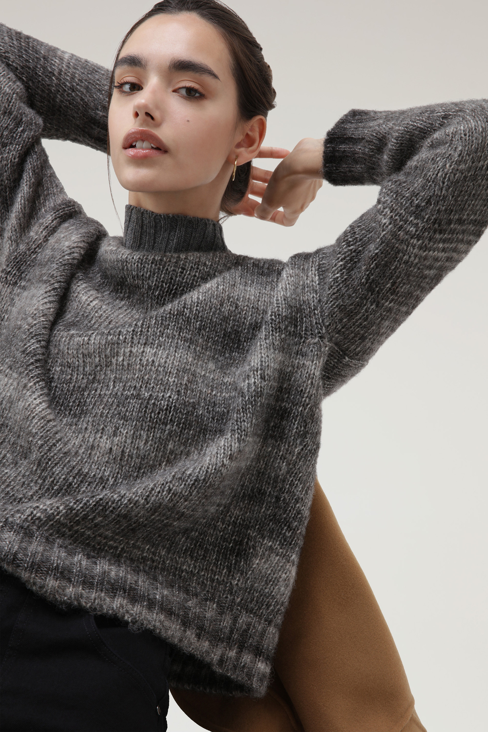 Maglione dégradé a collo alto in misto lana alpaca e cotone photo 4 | Woolrich