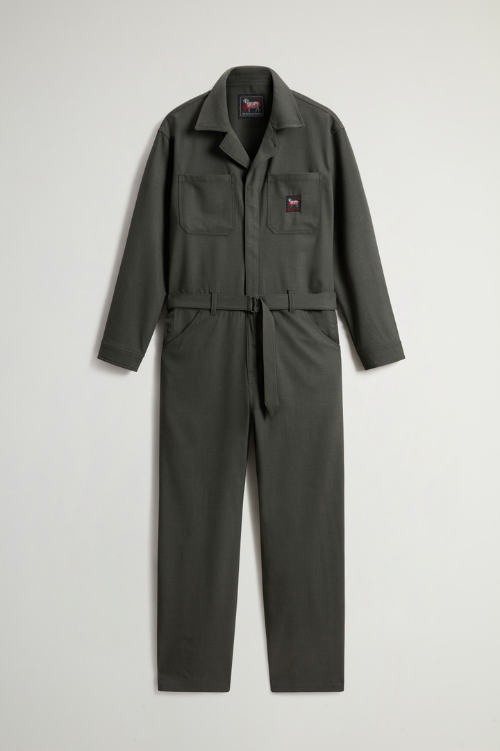 Stretch Wool Jumpsuit by Todd Snyder Green photo 5 | Woolrich