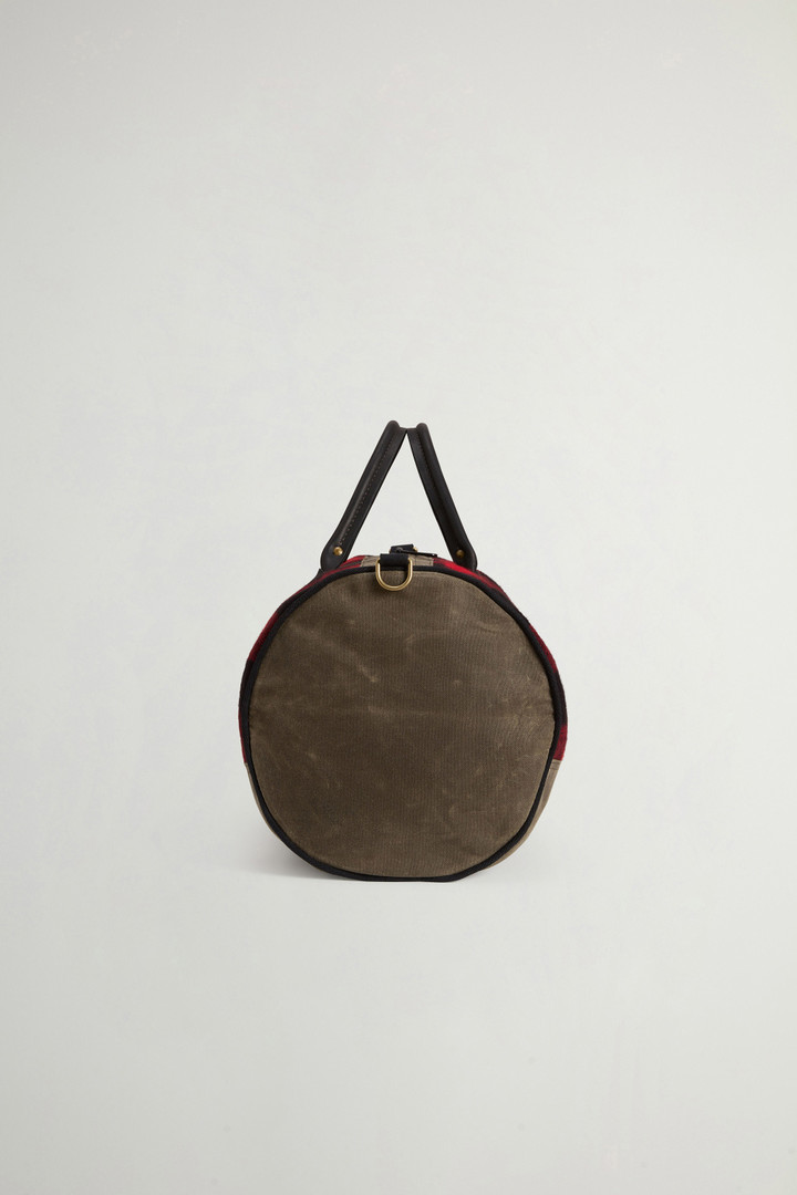 Duffel bag with Check-Patterned Inserts Red photo 3 | Woolrich