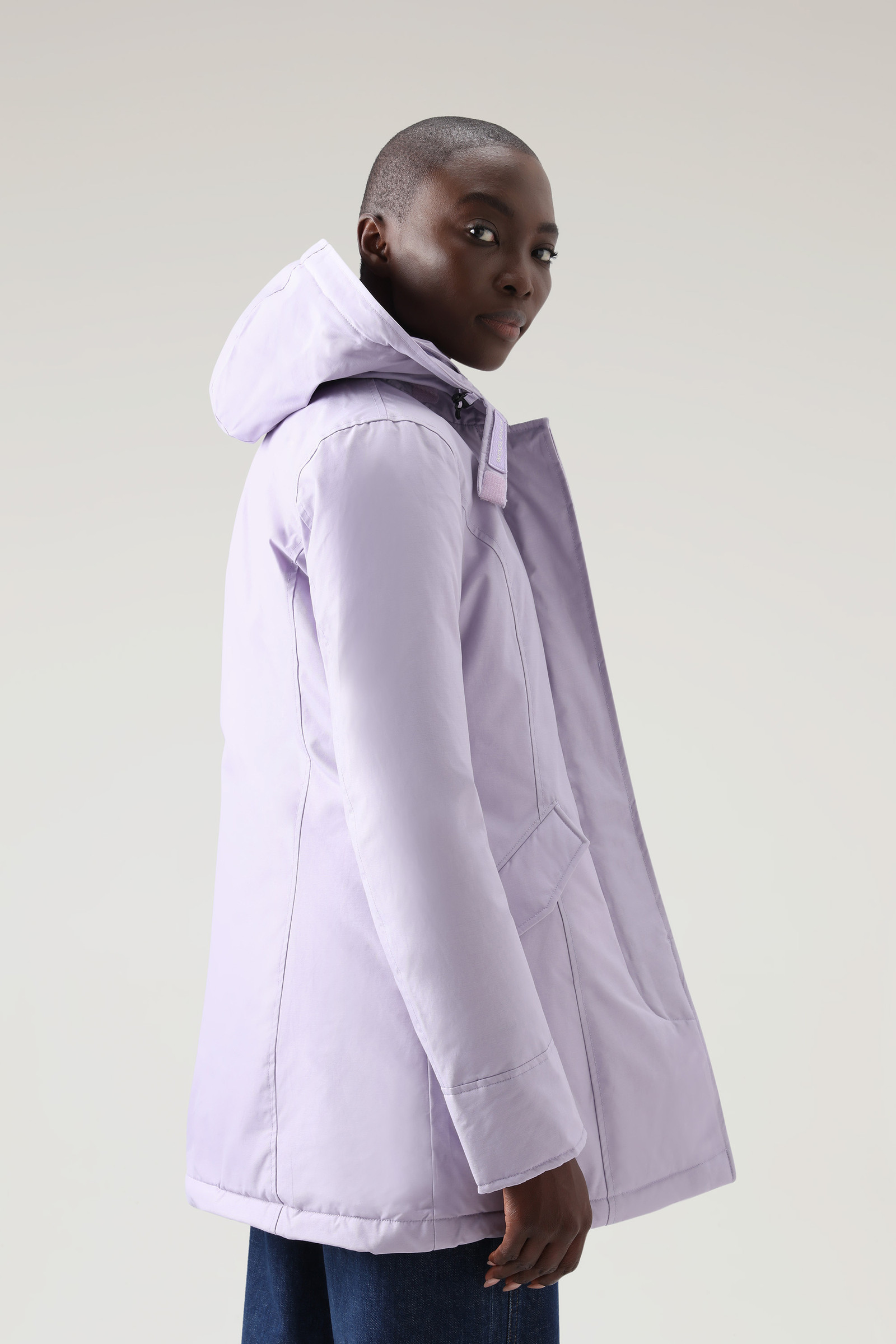 Arctic Parka in Ramar Cloth con pelliccia removibile lilla photo 4 | Woolrich