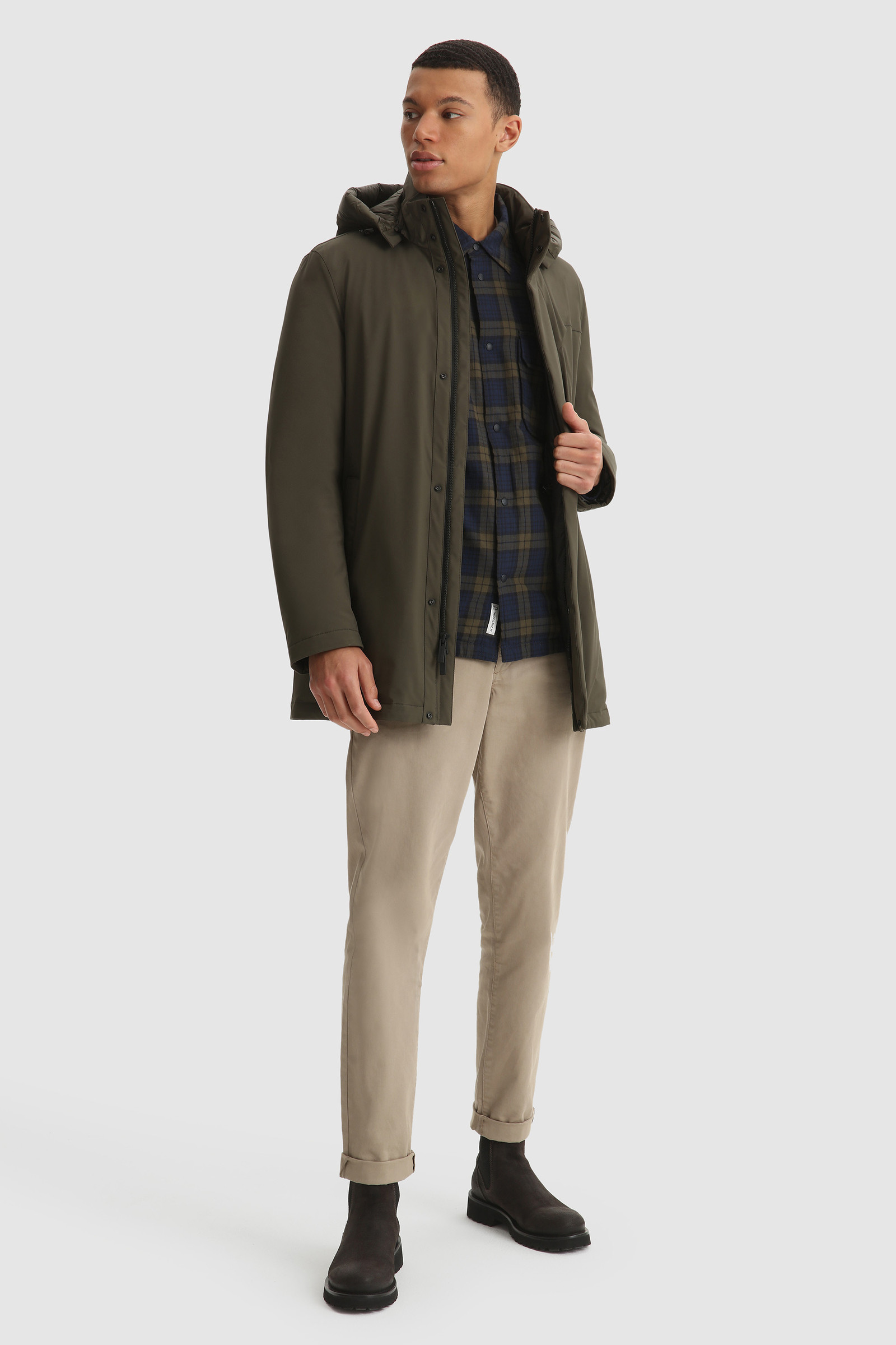 Mountain Stretch Parka with graphene padding