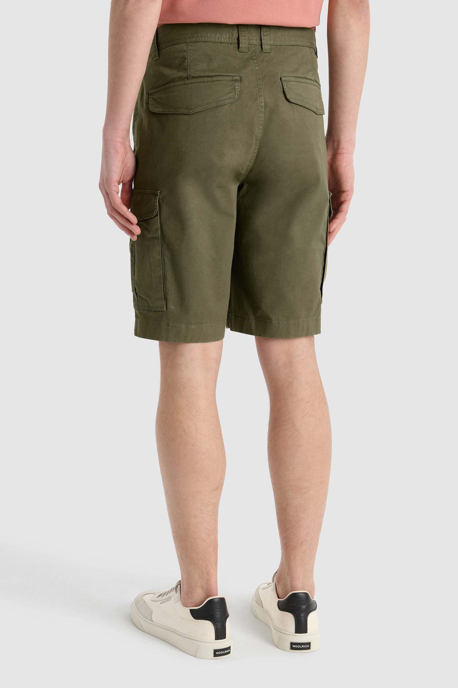 Short cargo teint en pièce vert photo 3 | Woolrich