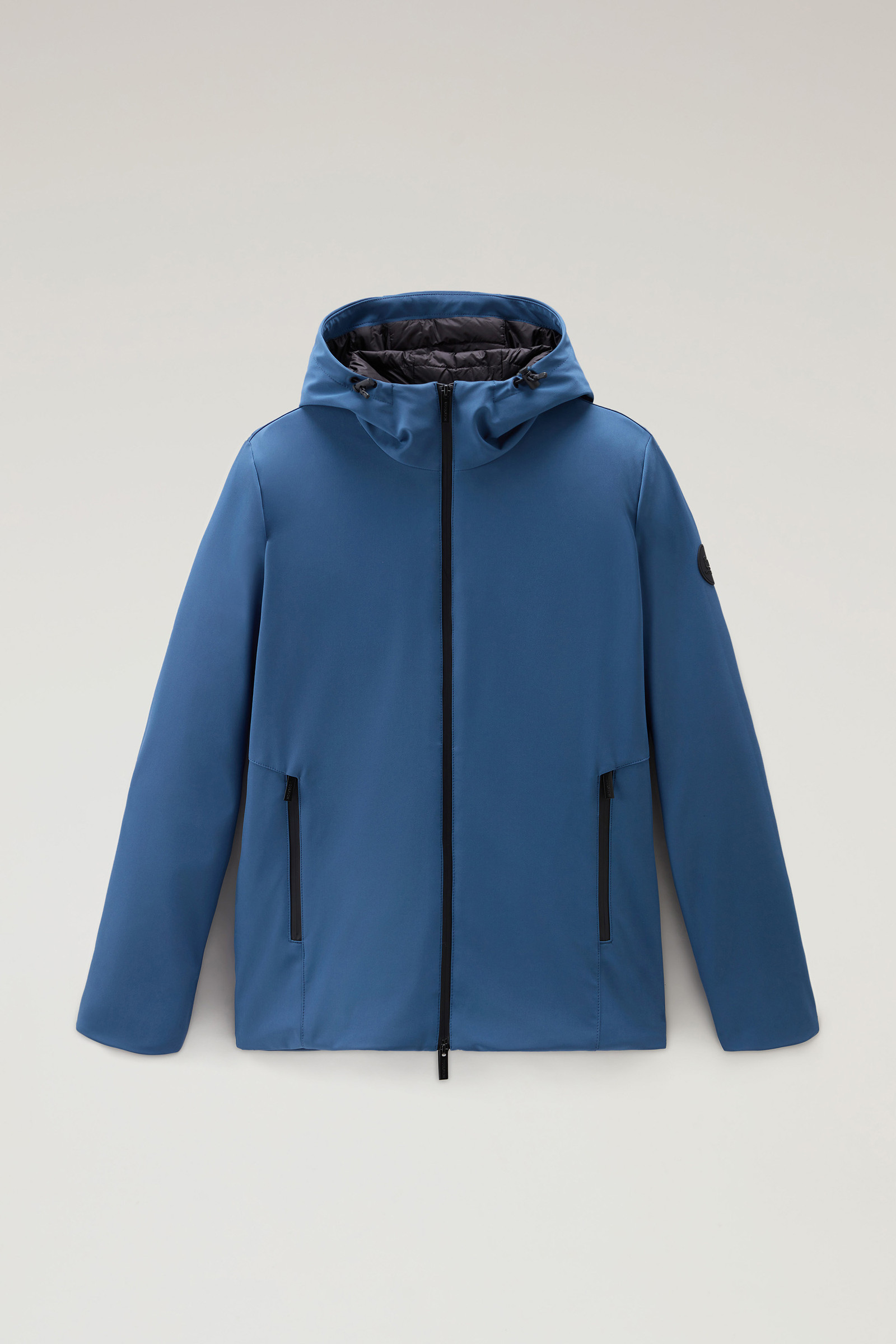 Men's Pacific Jacket in Tech Softshell Blue | Woolrich USA