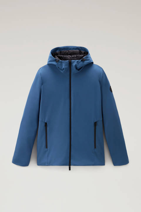 Pacific Jacket in Tech Softshell Blue photo 2 | Woolrich
