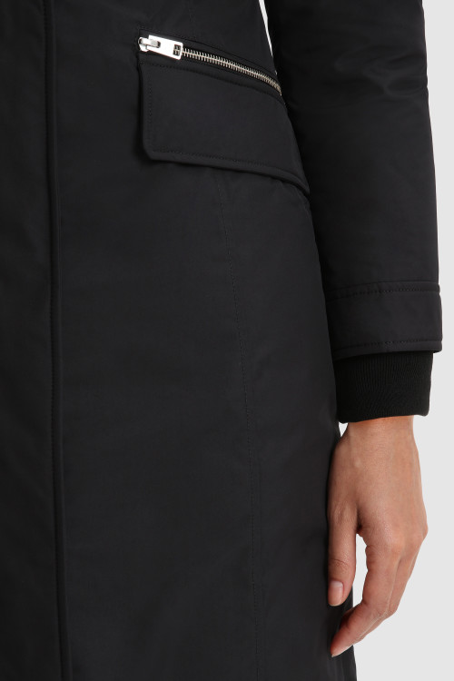 Mahan Parka mit abnehmbarer Kapuze Schwarz photo 2 | Woolrich