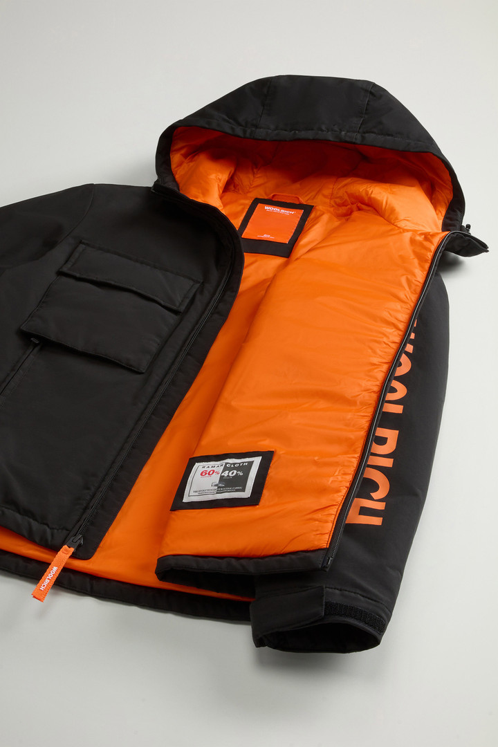 City Parka da ragazzo in Ramar Cloth Nero photo 8 | Woolrich