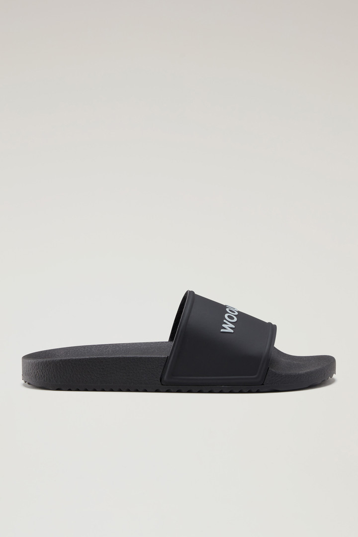 Rubber Slide Sandals Black photo 1 | Woolrich