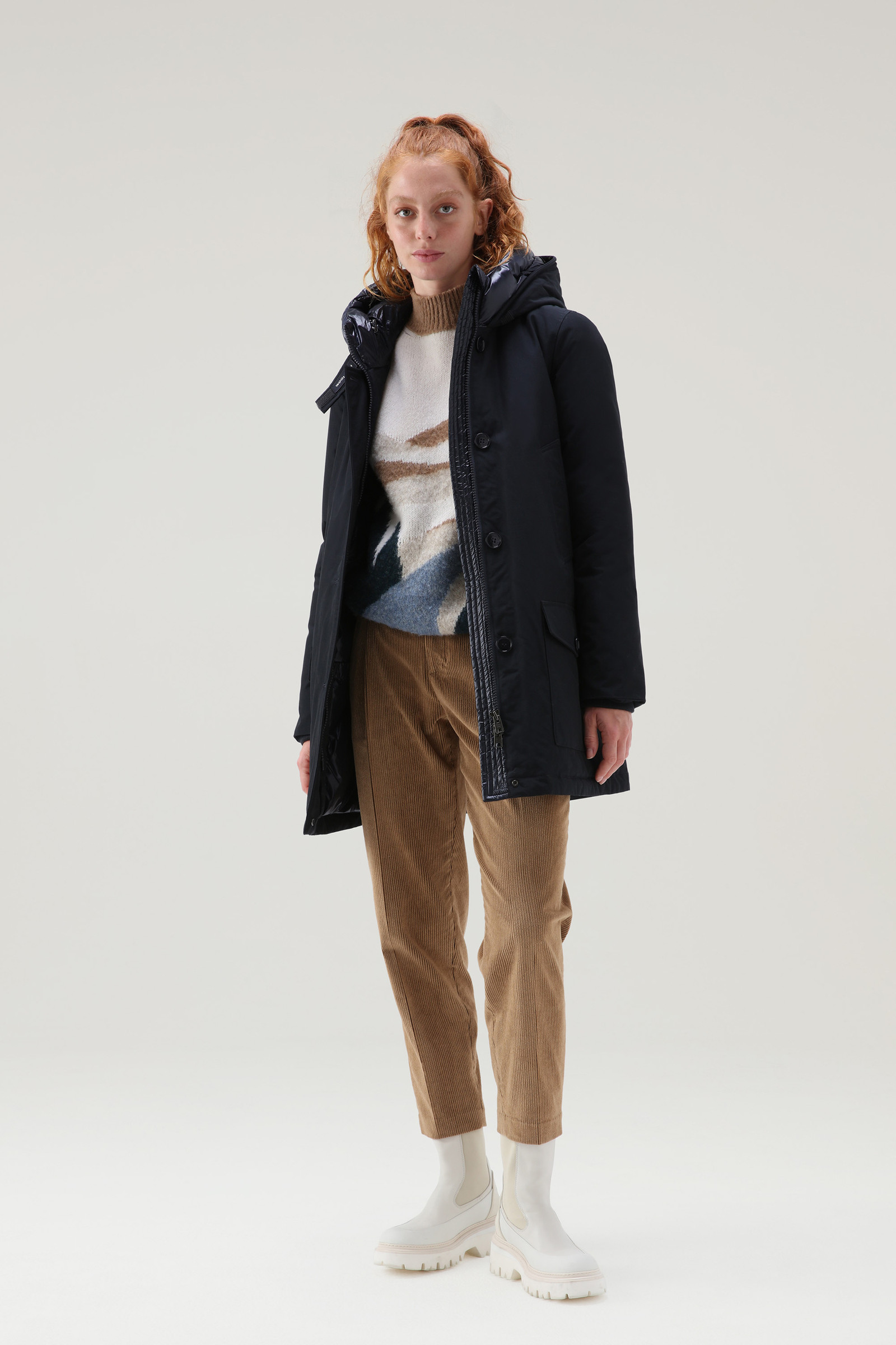 Arctic Parka en Ramar Cloth avec quatre poches bleu photo 2 | Woolrich