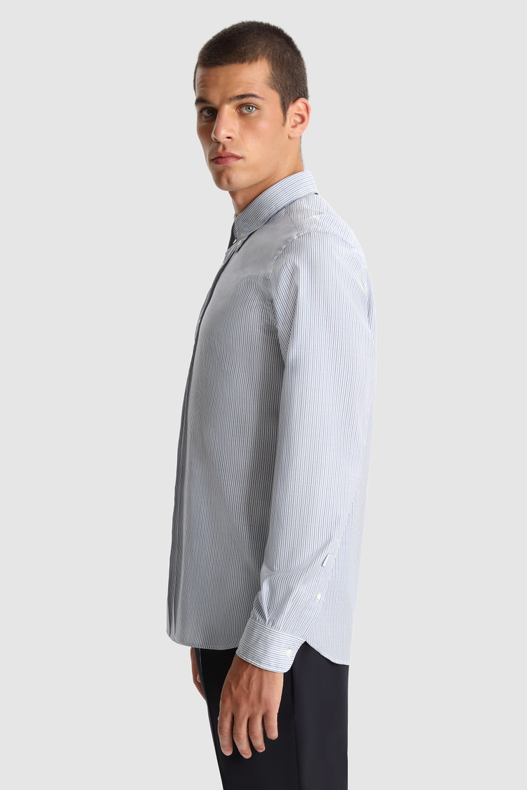 Camicia in leggero frescolana Merino