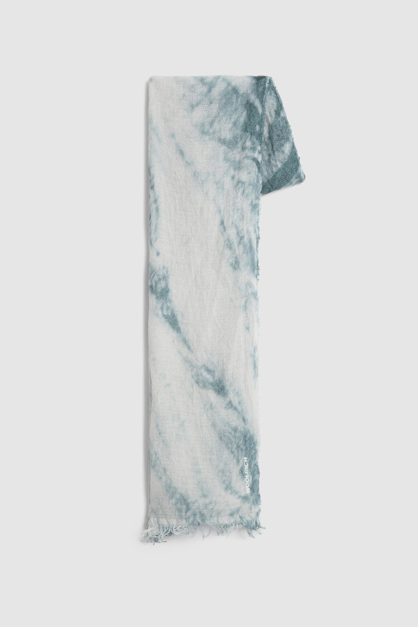 Luxe Scarf in Garment-Dyed Cotton Blue | Woolrich