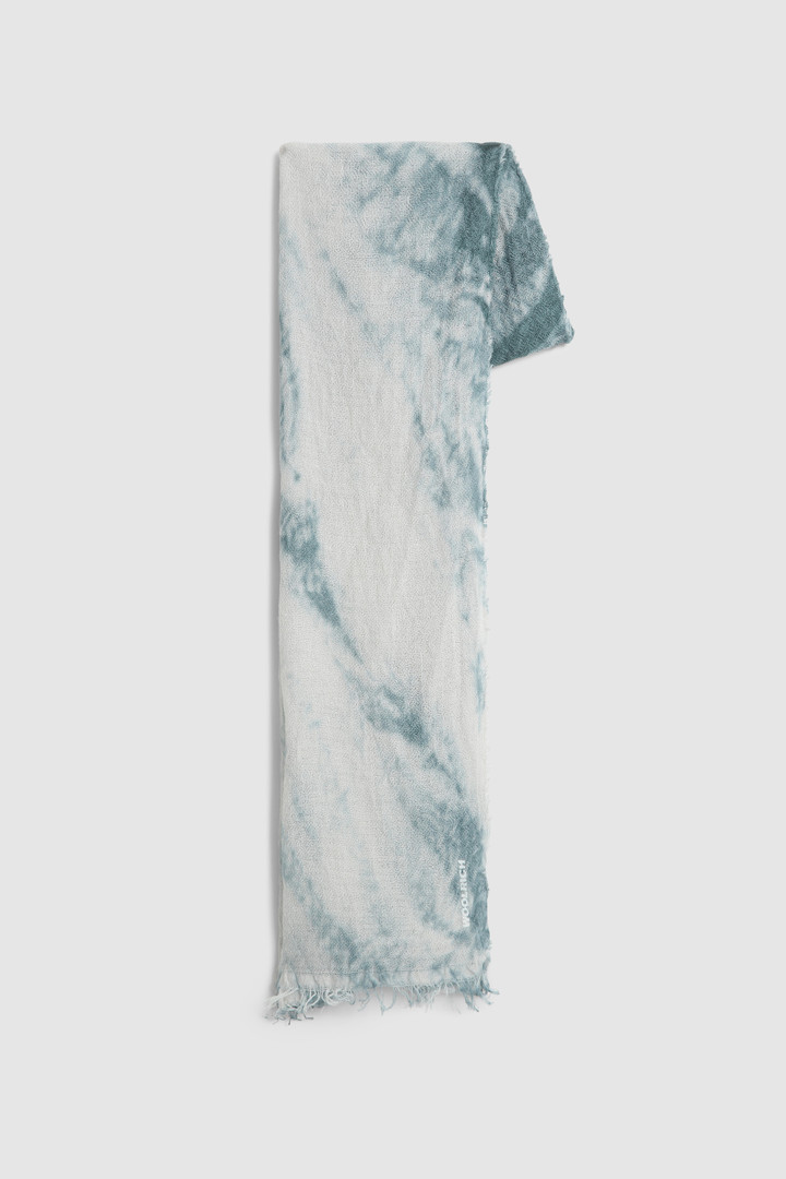 Luxe Scarf in Garment-Dyed Cotton Blue | Woolrich