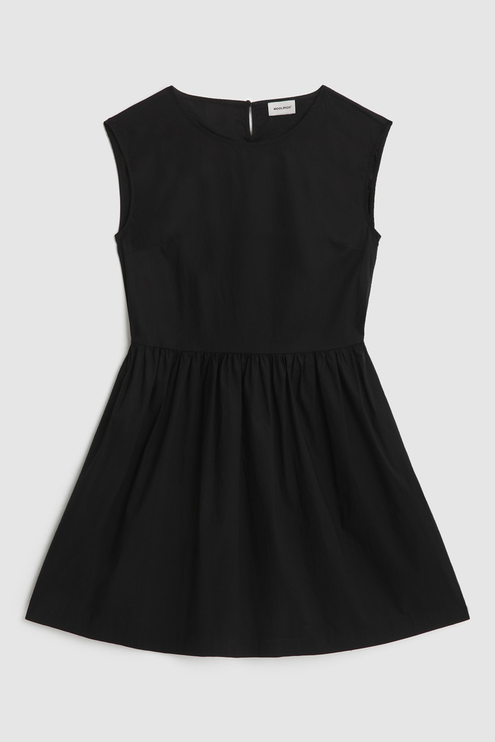 Vestido de popelina con manga larga
