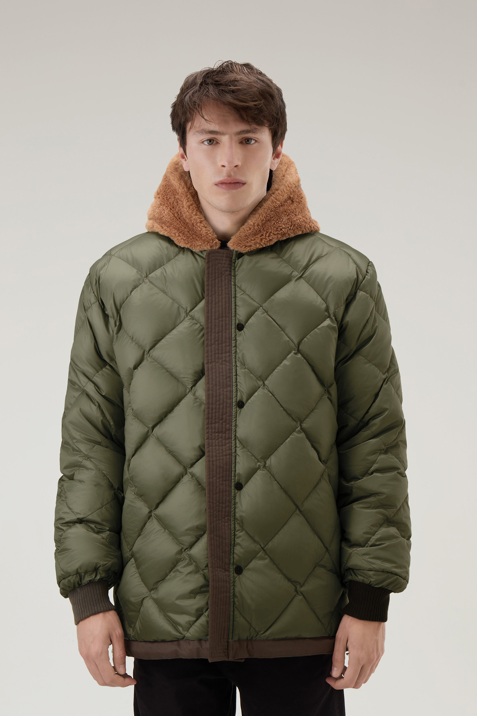 Hooded Parka With Sherpa Lining Recycled Polyester Padding,, 46% OFF