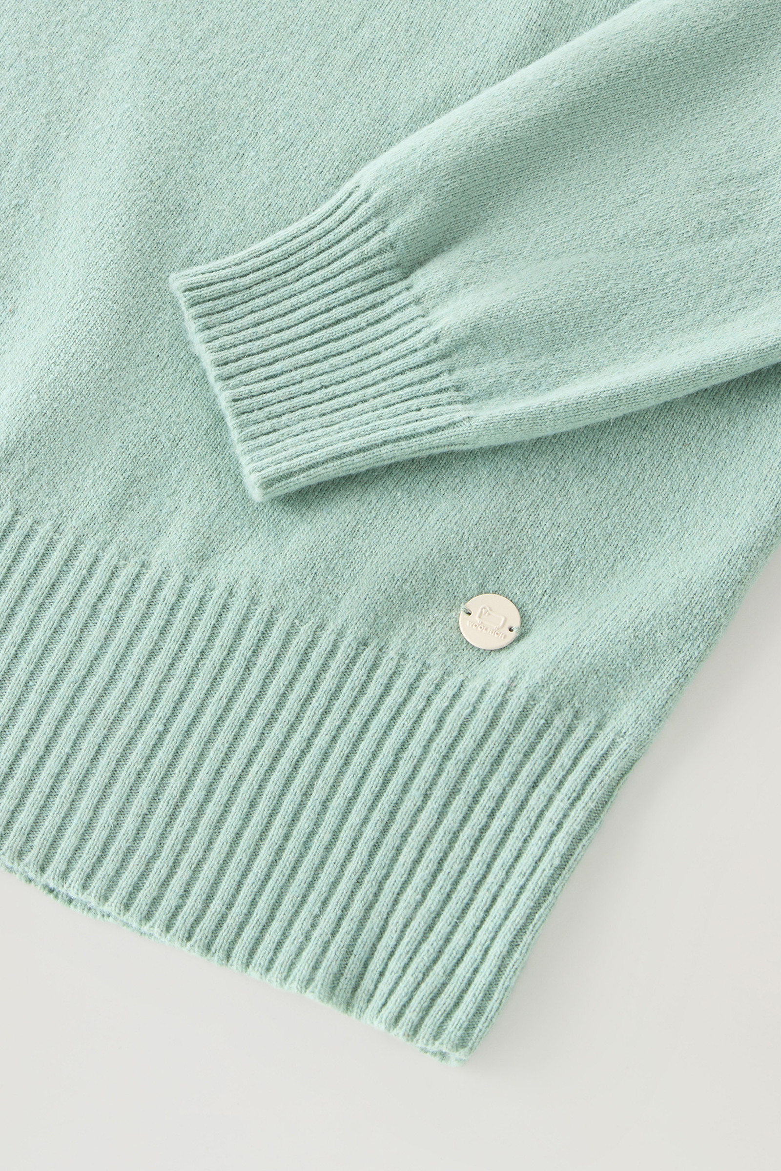 Maglia girocollo in misto lana verde photo 7 | Woolrich