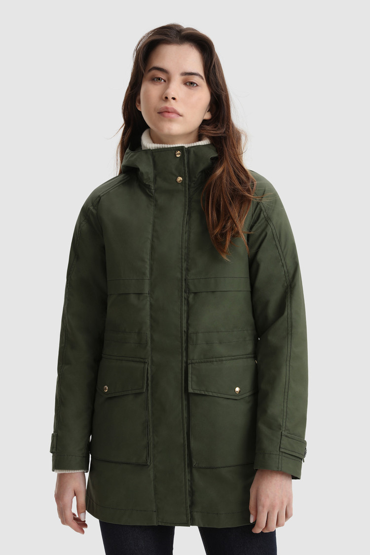 Conway Parka 2 in 1 in cotone cerato British Millerain