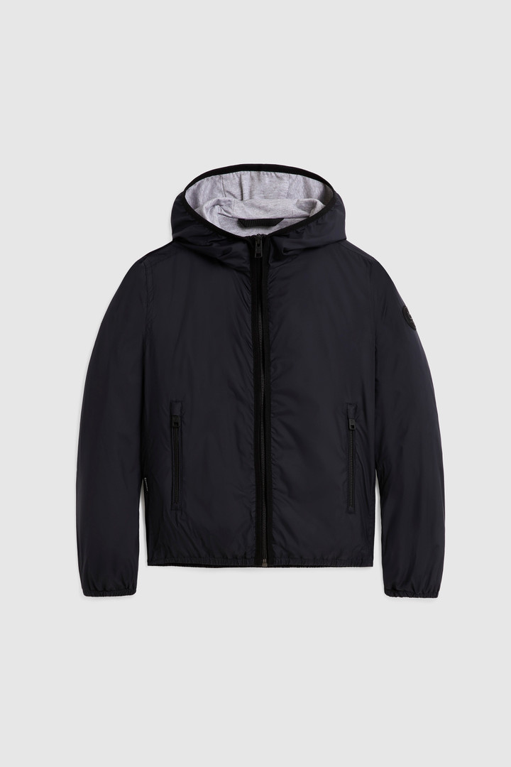 Chaqueta Ryker de niño con capucha azul | Woolrich