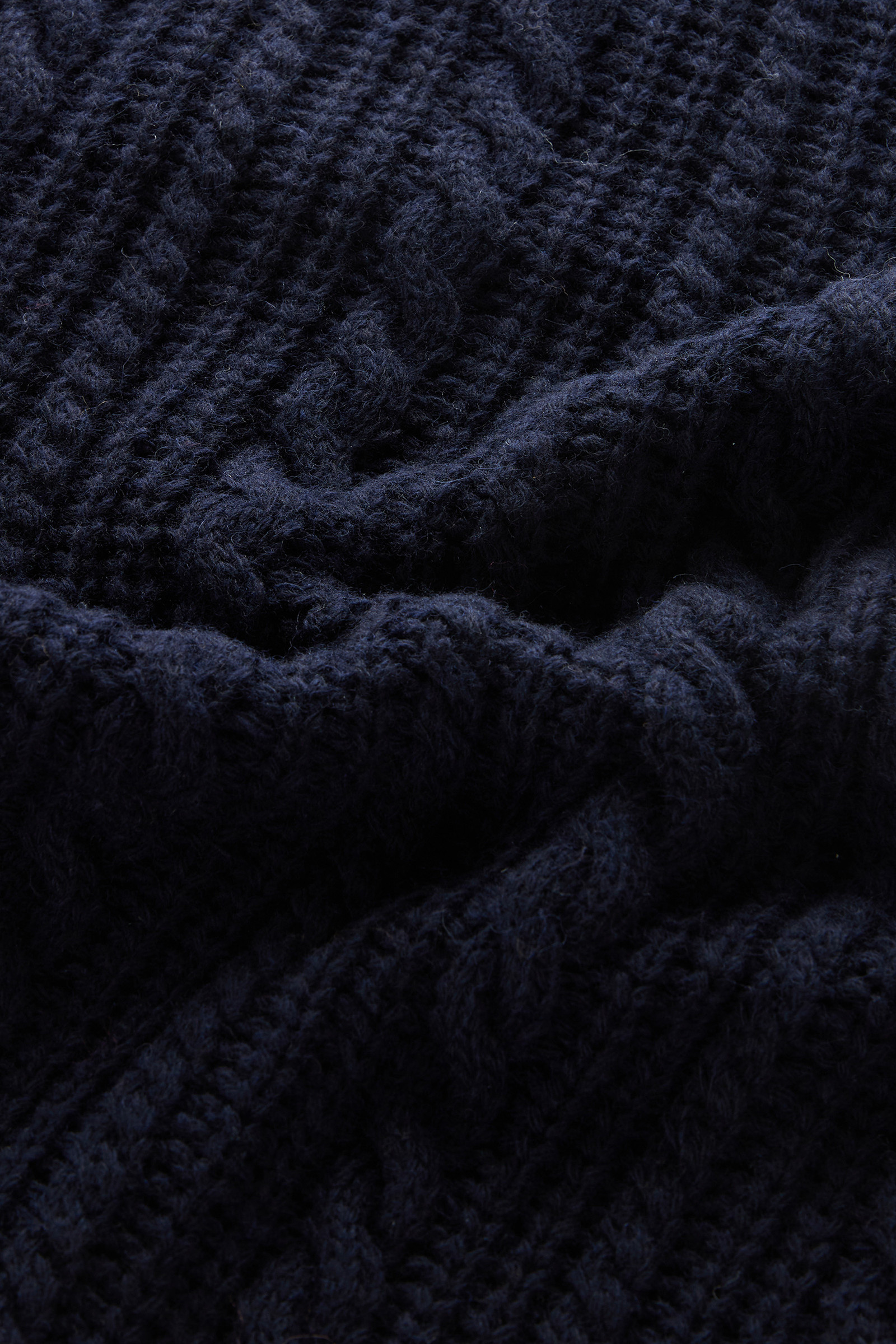 Trui met ronde hals van wolmix blauw photo 8 | Woolrich