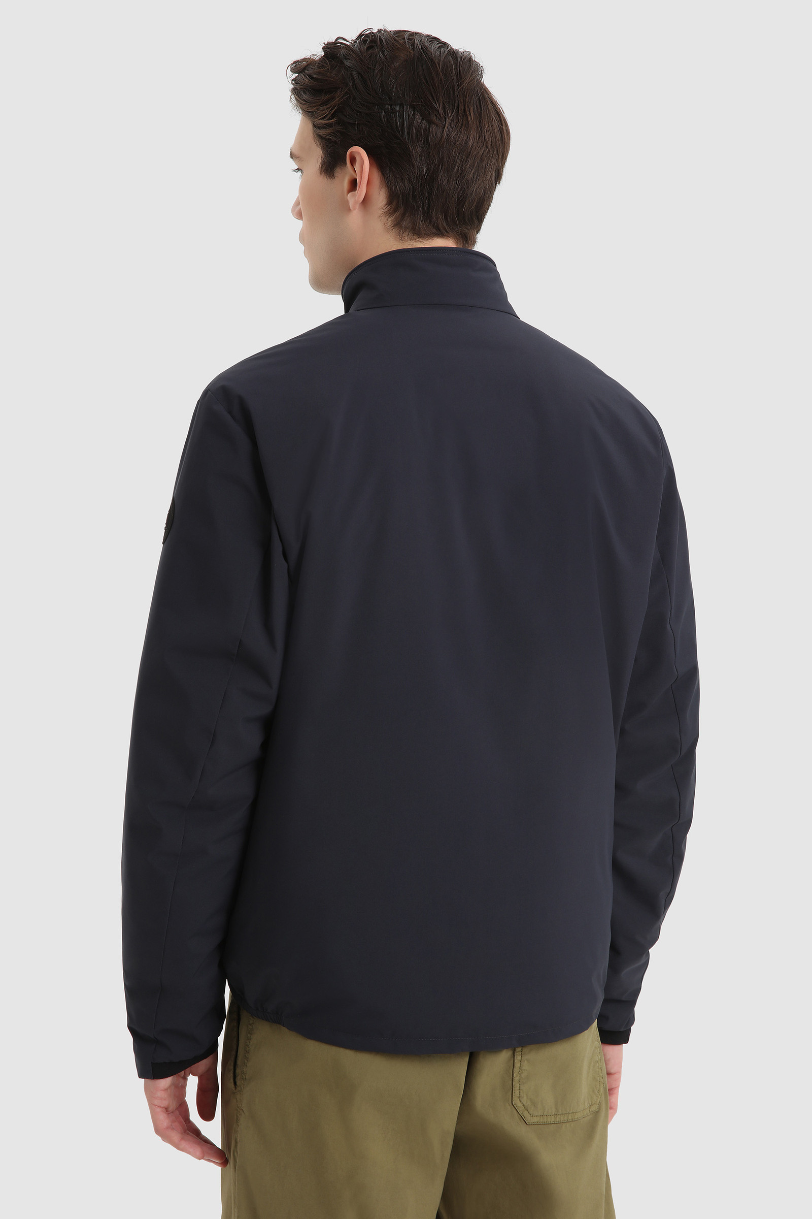 Zweilagige, wattierte Sailing-Bomberjacke Blau photo 3 | Woolrich