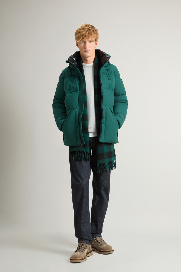 Sierra Supreme Down Jacket in Stretch Nylon Green photo 2 | Woolrich