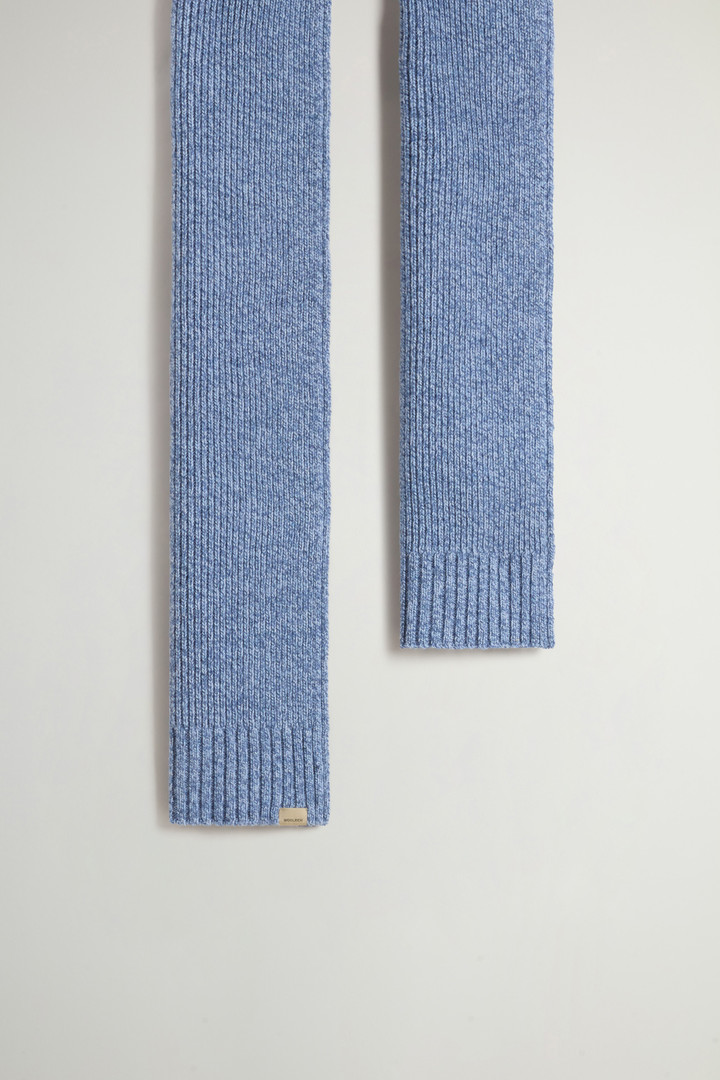 Sciarpa in pura lana mouliné Blu photo 2 | Woolrich