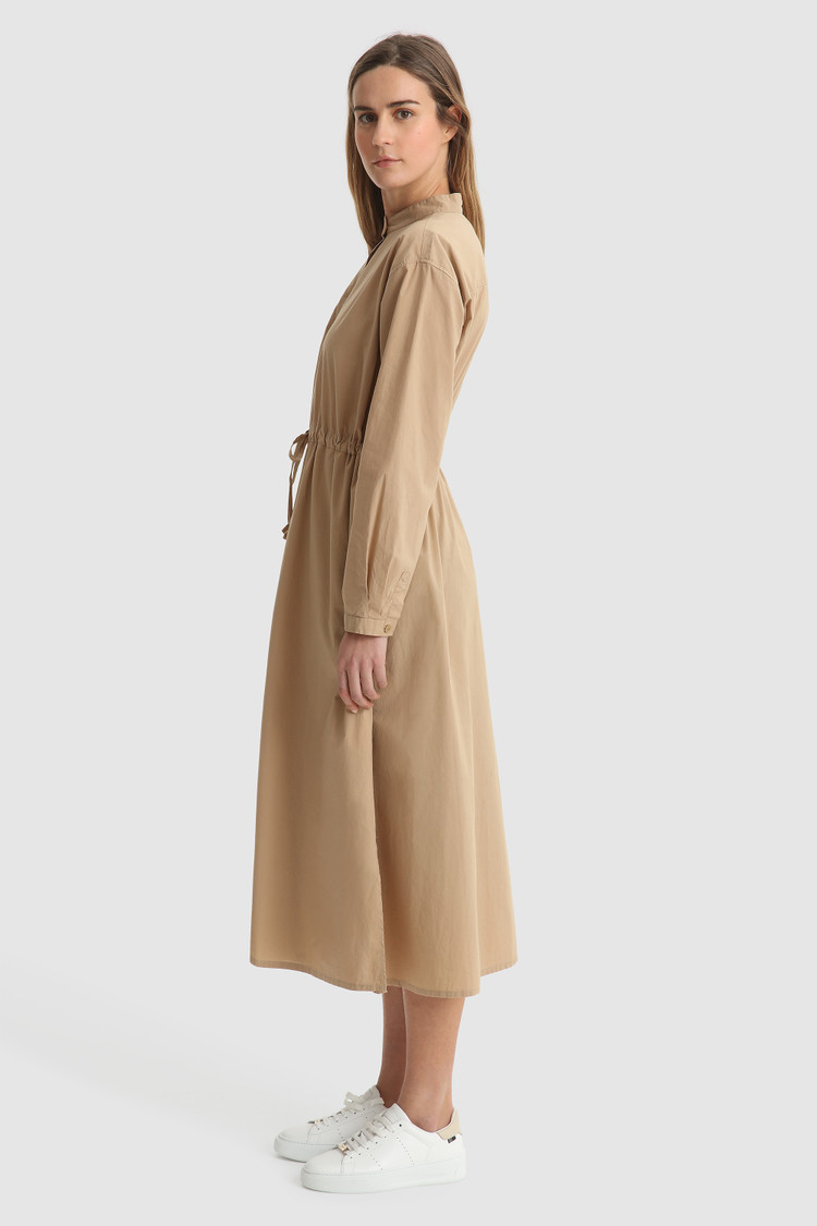 Long-sleeve Popeline dress