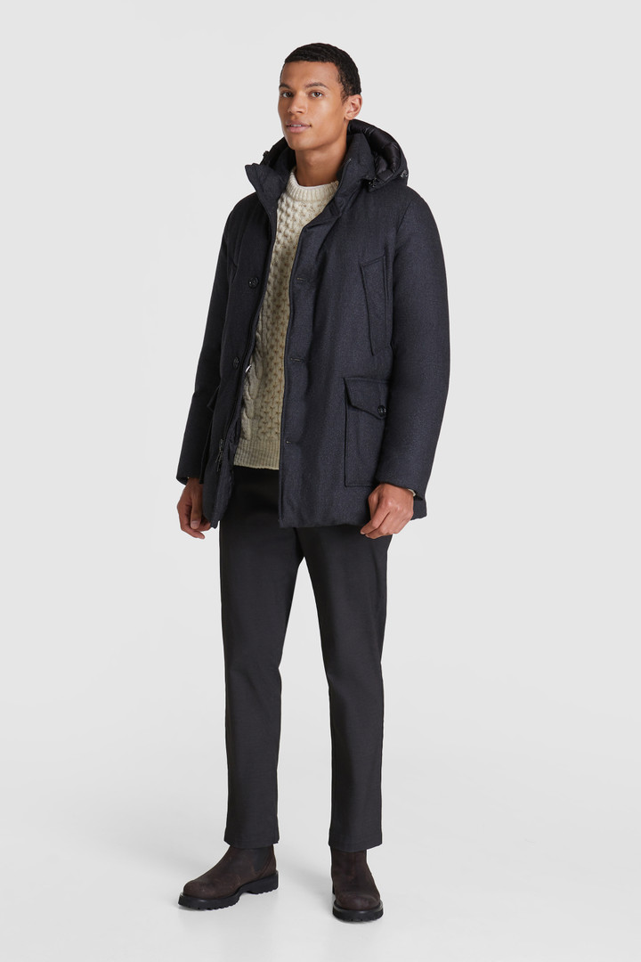 Arctic Parka luxe in lana pregiata
