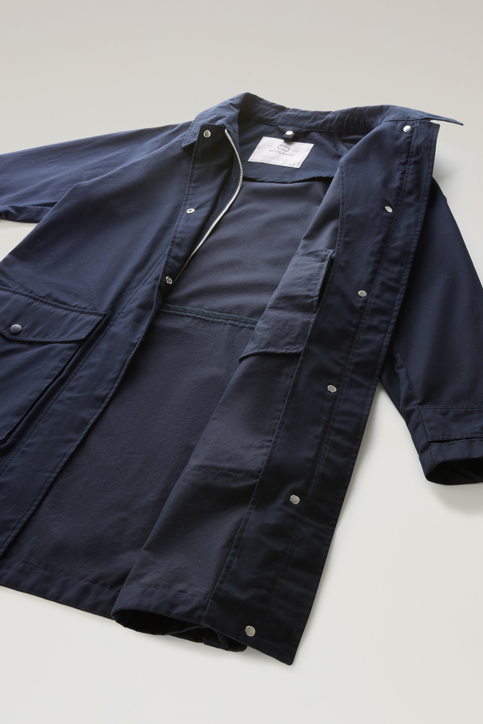3-in-1-Parka Sideline aus weicher Byrd-Baumwolle mit abnehmbarer, wattierter Weste blau photo 13 | Woolrich