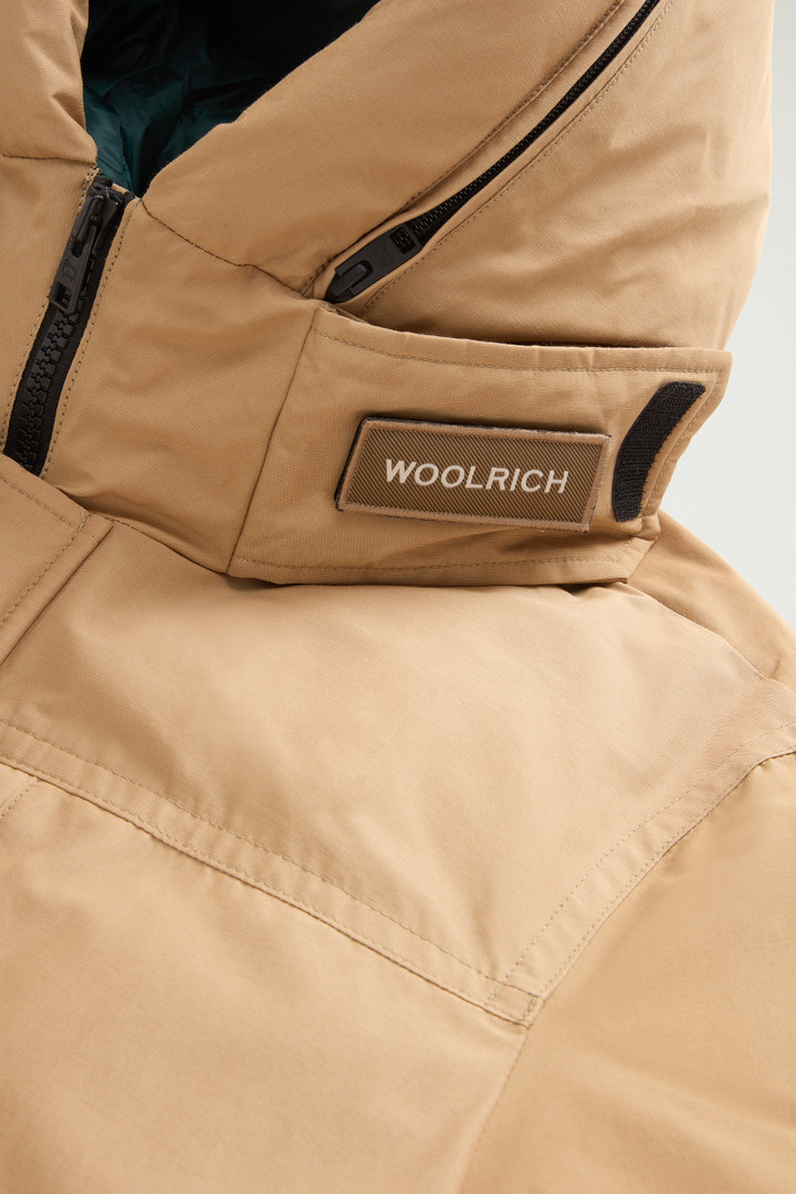 Ramar Cloth Bomber Jacket with Hood Beige photo 9 | Woolrich