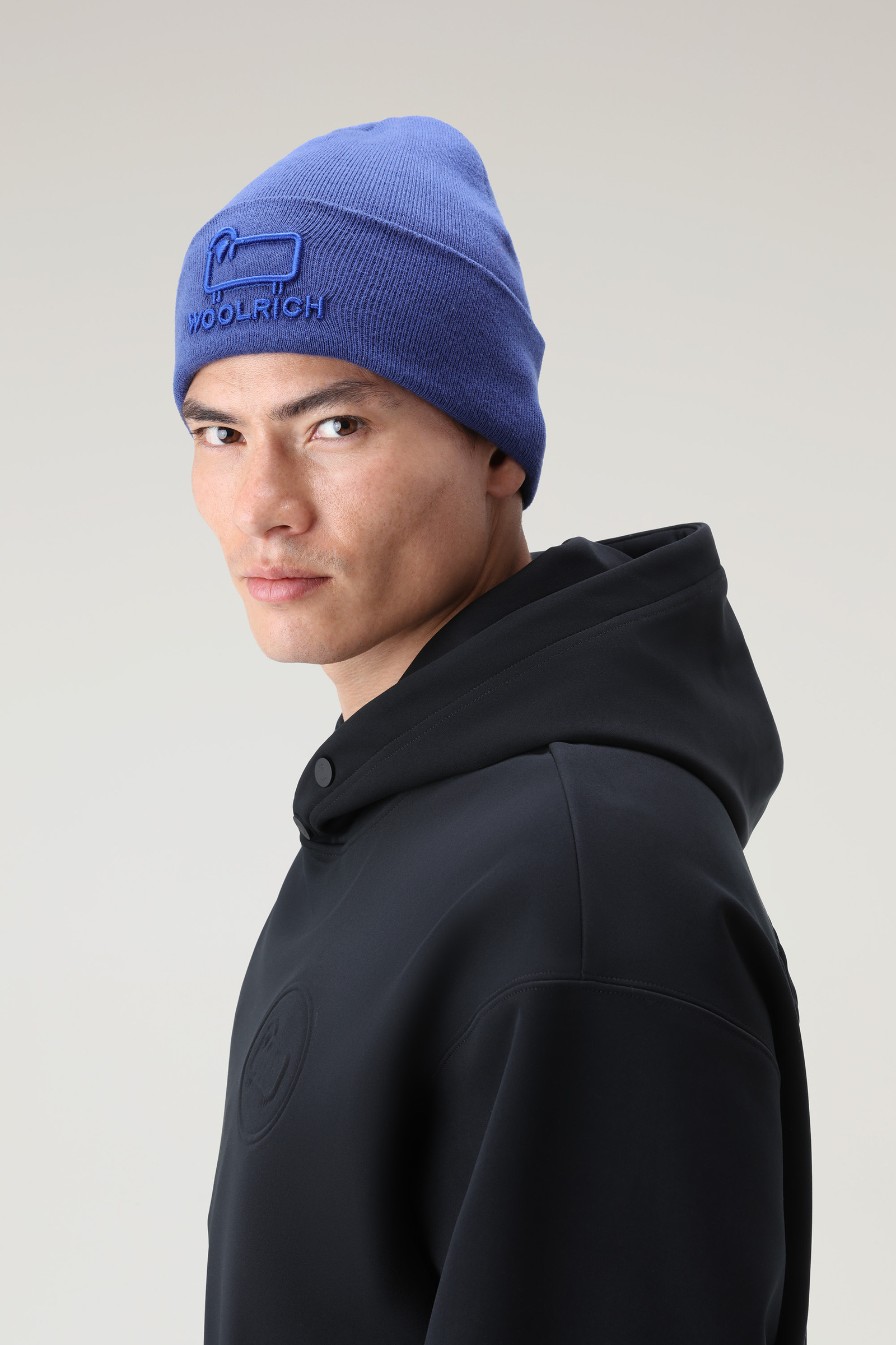 Technical Fleece Hooded Sweatshirt Black photo 4 | Woolrich