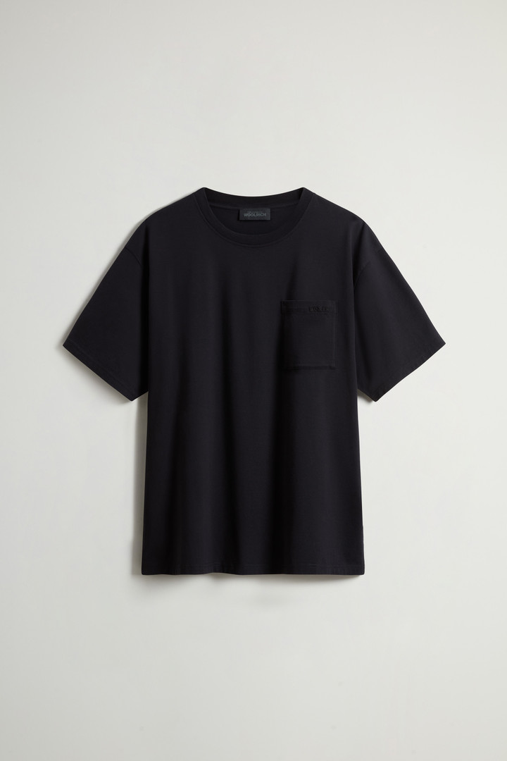 T-shirt van zuiver katoen by Todd Snyder Zwart photo 5 | Woolrich