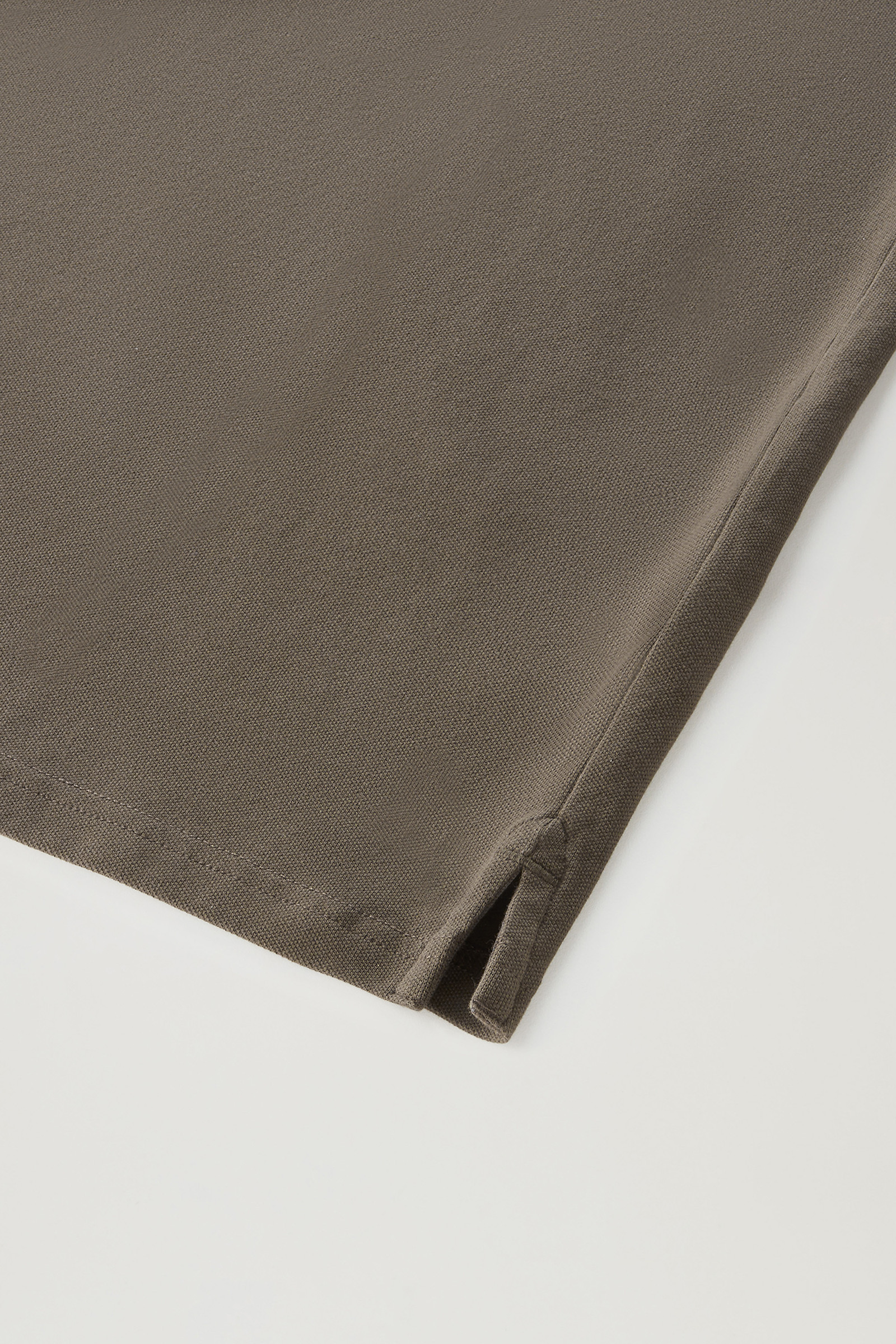 Monterey Polo Shirt in Stretch Cotton Piquet Green photo 7 | Woolrich