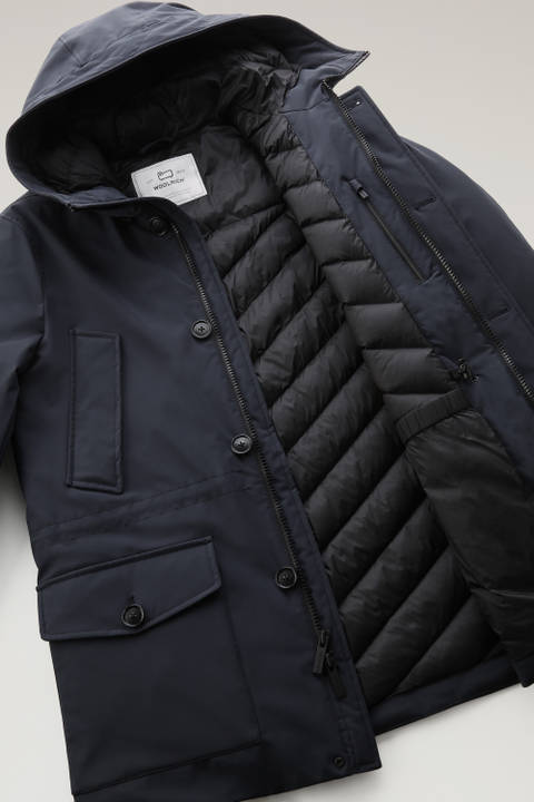 Arctic Parka in Stretch Nylon Blue photo 2 | Woolrich