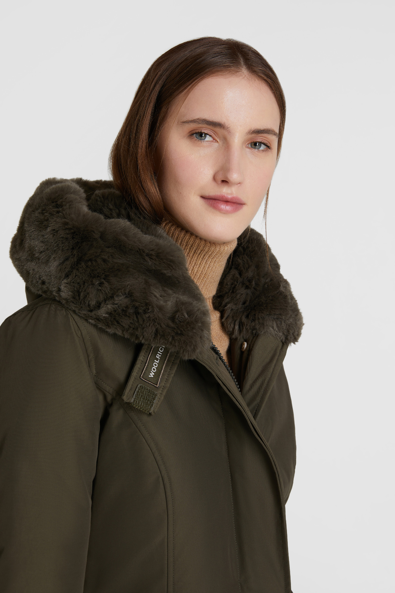 Beaker Parka pelliccia sintetica