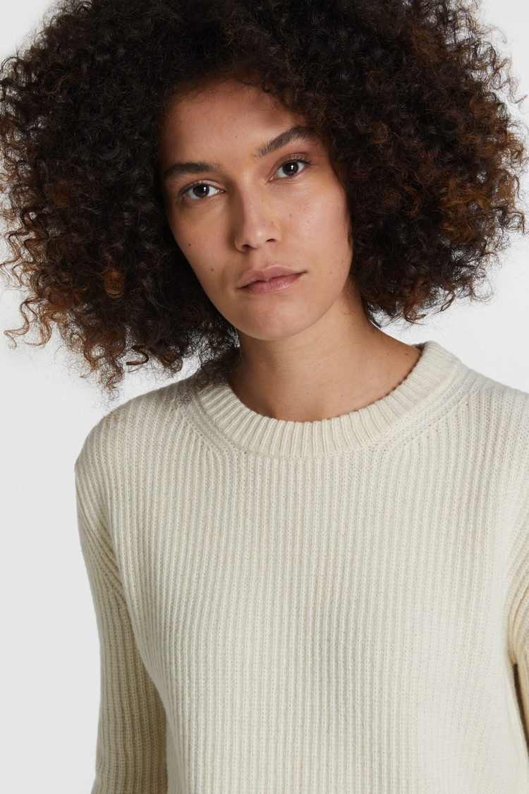Wool crewneck sweater