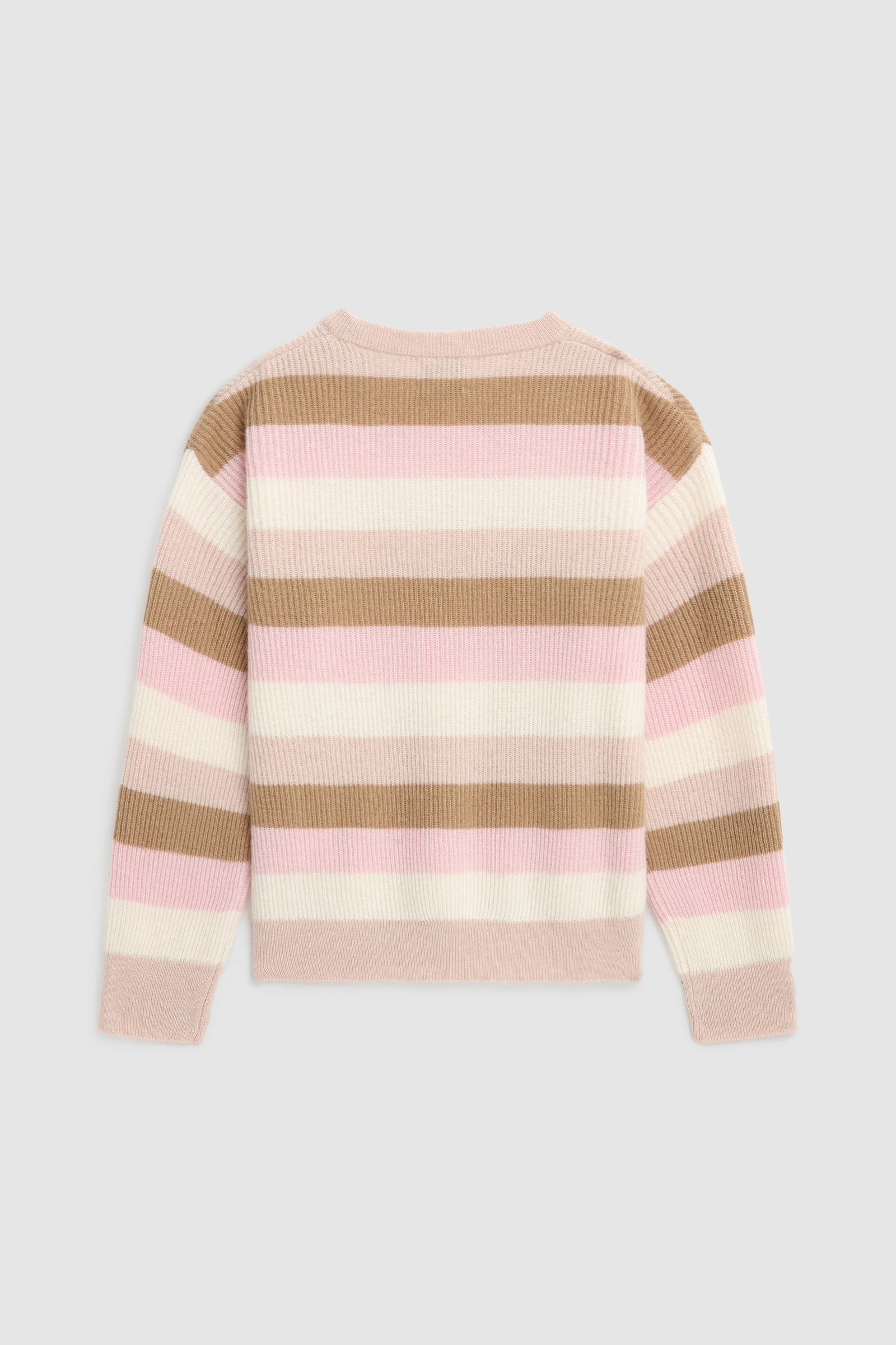 Meisjessweater met hals van Roze Woolrich
