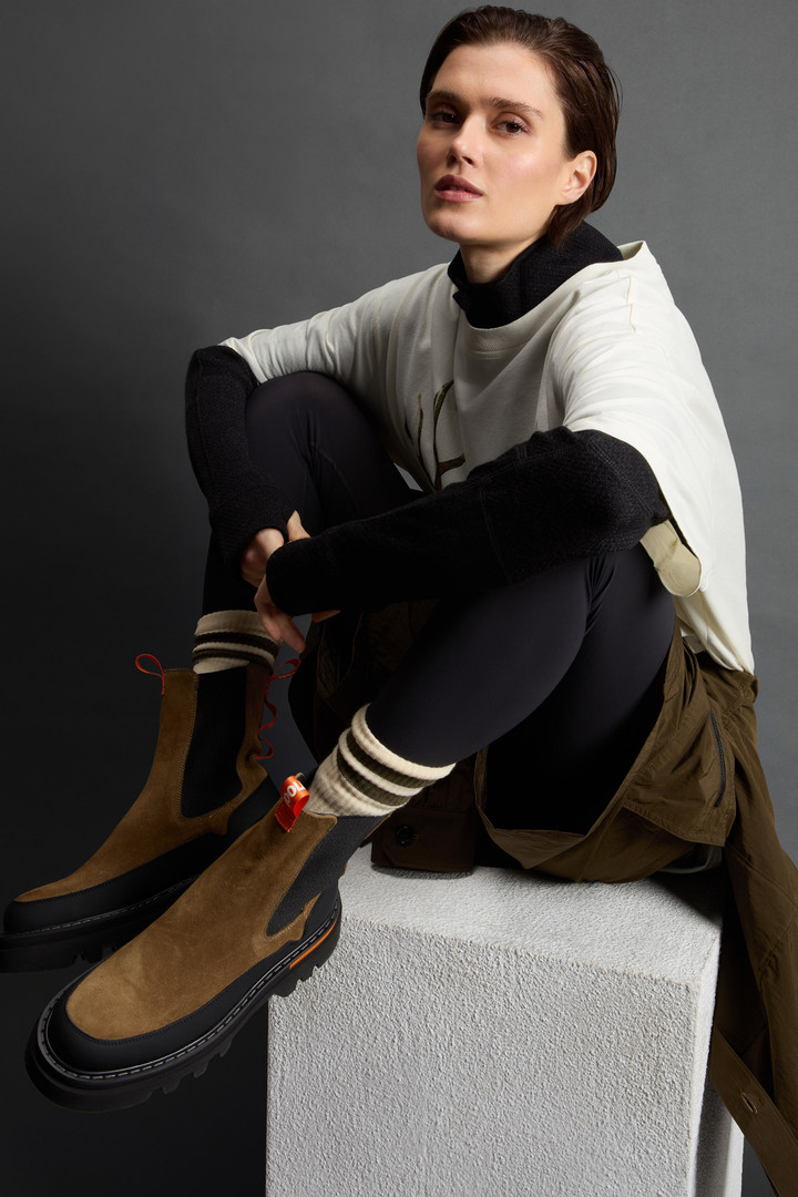 Suede Chelsea Boots by Todd Snyder Beige photo 8 | Woolrich