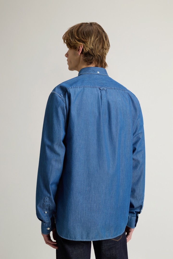 Chemise en pur coton Bleu photo 3 | Woolrich