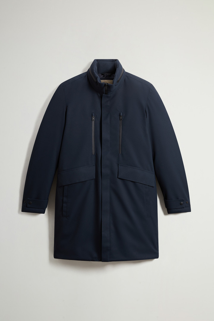 Padded Coat with Foldaway Hood Blue photo 6 | Woolrich