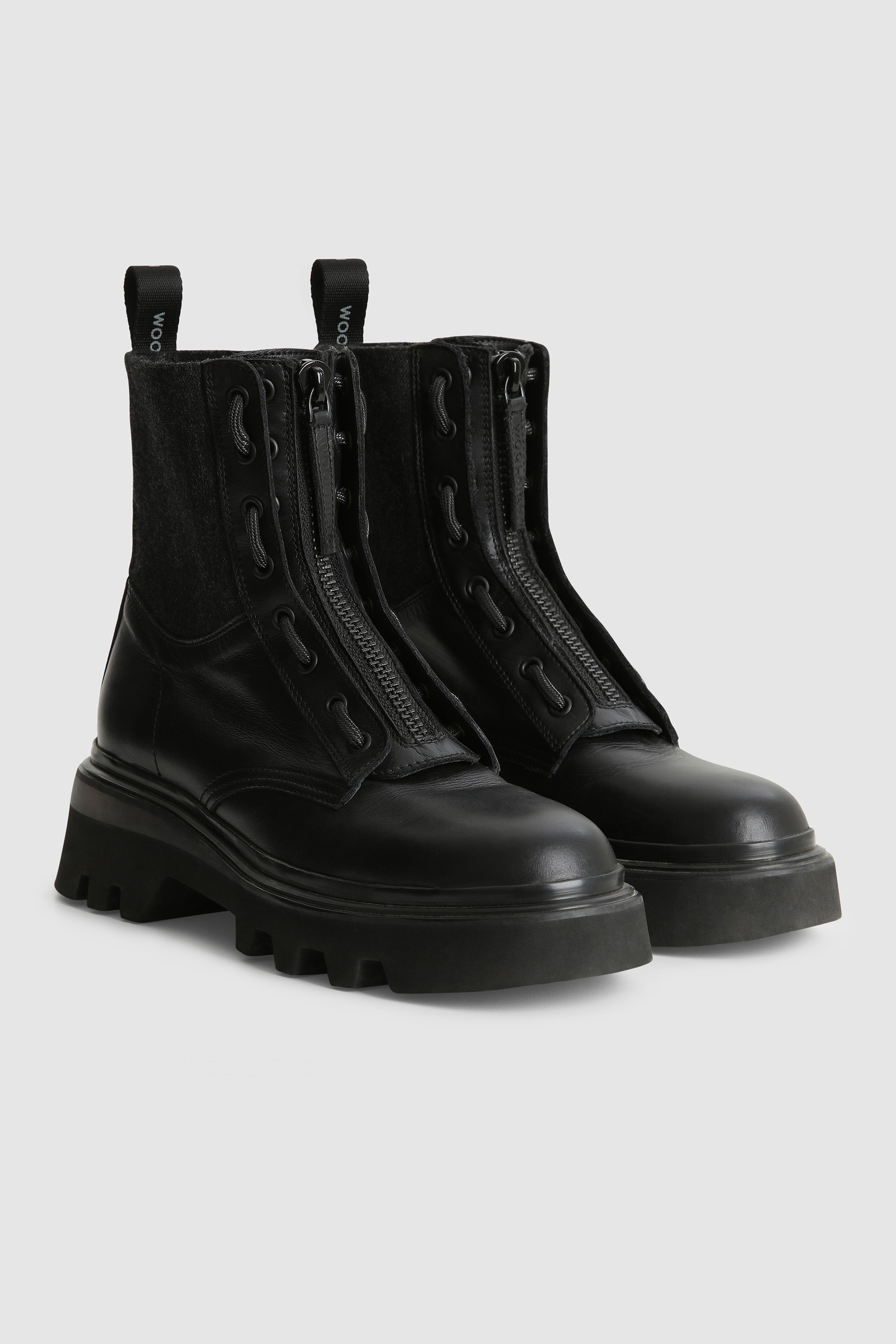 Logger Leather Boots Black photo 2 | Woolrich