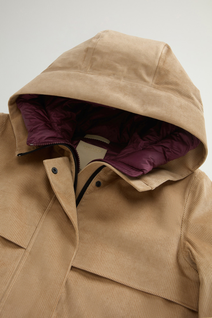 Parka 3-en-1 en velours côtelé à trois couches Beige photo 7 | Woolrich
