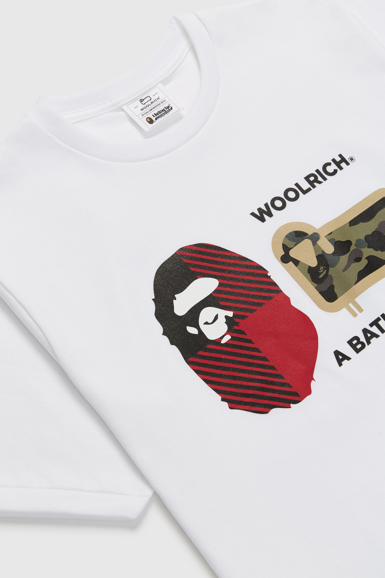 Bape / Woolrich Tee White photo 2 | Woolrich
