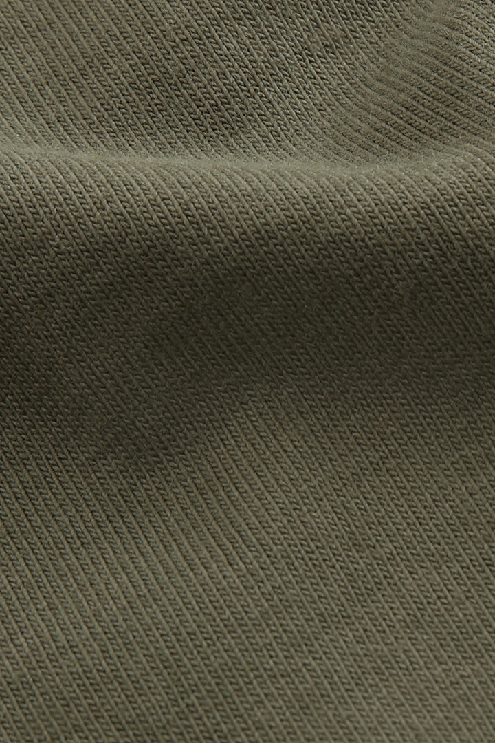 T-Shirt with Back Print Green photo 8 | Woolrich